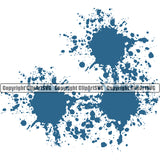 Water Splash Design Element H20 Clean Clear Wet Liquid Splashing Splatter Spilling Drip Dripping Melt Melting Drop Clipart SVG