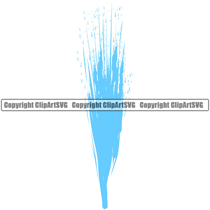 Water Splatter Design Element H20 Clean Clear Wet Liquid Splash Splashing Spilling Drip Dripping Melt Melting Clipart SVG