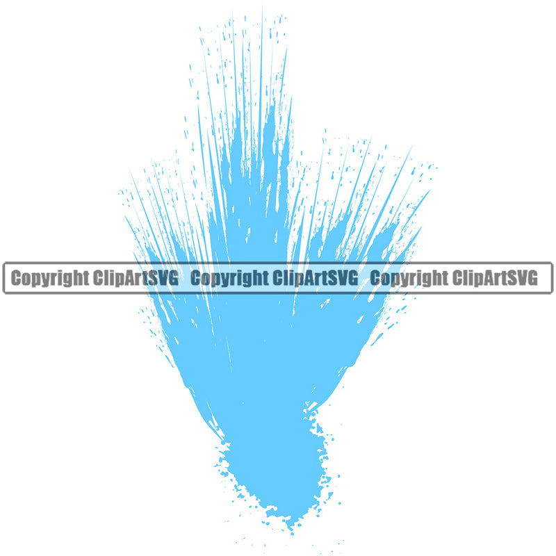 Water Splatter Design Element H20 Clean Clear Splash Splashing Wet Liquid Spilling Drip Dripping Melt Melting Dropping Clipart SVG