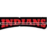 Native American Indian Culture Art Ethnic Indians Quote Text Red Color Design Element History Tribal Headdress White Background Tribe Warrior Chief Design Logo Clipart SVG