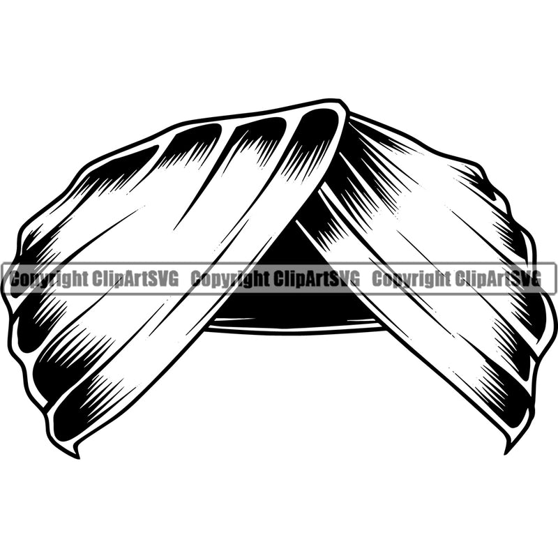 Black And White Ethnic Indian Turban Hat Vector Deign Element BW Skull Death Head Skeleton Dead Face Horror Human Bone Evil Tattoo Grunge Scary Gothic Art Logo Clipart SVG