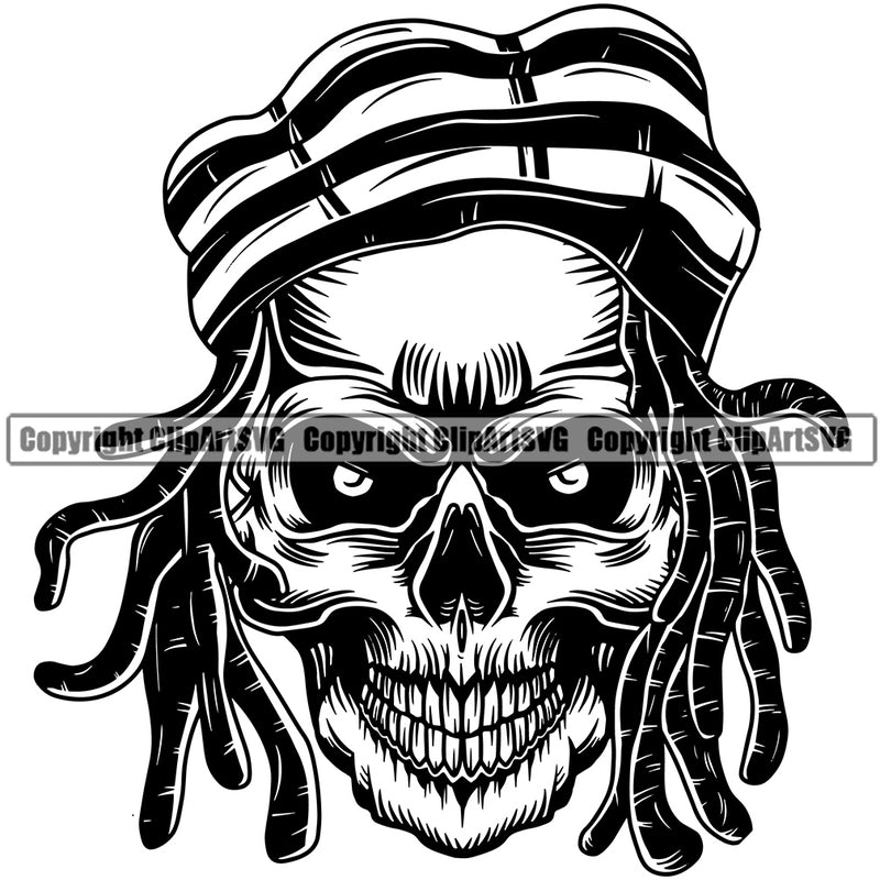 Country Map National Emblem Skull Skeleton Design Element Leaf Symbol Flag Rasta Reggae Rastafari Caribbean Island Badge Ethnic Jamaican Reggae Rasta Global Official Sign Design Logo Clipart SVG