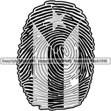 Country Flag Nation National Cuba Cuban Flag Fingerprint Design Element Latin Latino Latina Spanish Caribbean Emblem Badge Symbol Icon Global Official Sign Design Logo Clipart SVG