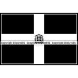 Country Map Nation National Flag Dominican Republic Square Black Color Design Element Emblem Badge Symbol Latino Latina Spanish Caribbean Island Global Official Sign Design Logo Clipart SVG