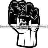 Country Map Nation National Haiti Hand Fist Power Black Color Haitian Flag Arm Emblem Badge Symbol Icon Global Official Sign Logo Clipart SVG