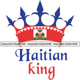 Country Map Nation National Haiti Haitian King Quote Text Design Element Color Flag Emblem Badge Symbol Icon Global Official Sign Design Logo Clipart SVG
