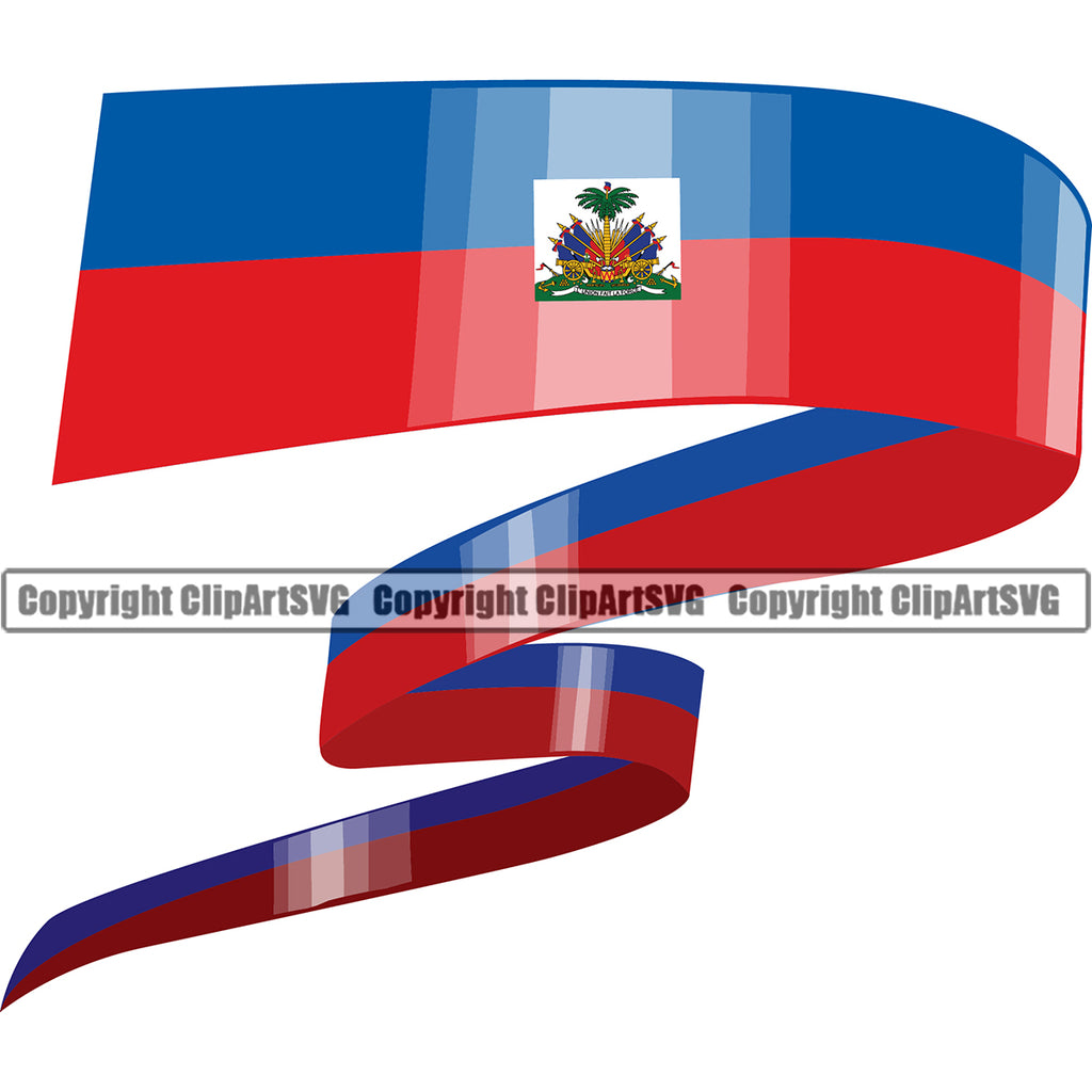 Country Map Nation National Haiti Wavy Point Color Design Element Haitian Flag Emblem Badge Symbol Icon Global Official Sign Logo Clipart SVG