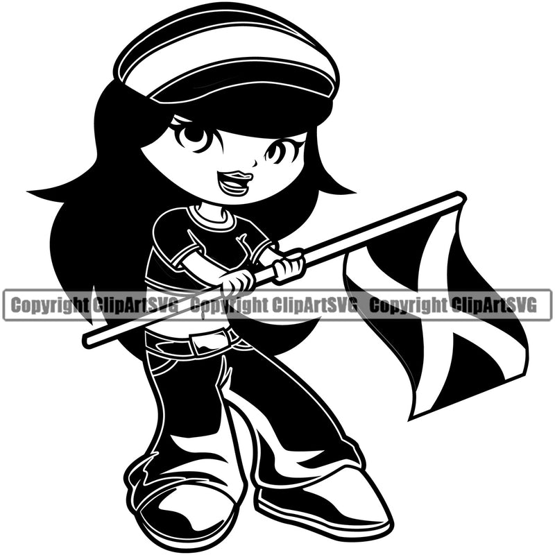 Country Map Nation National Jamaican Cute Small Girl Black Hair Design Element Rasta Reggae Rastafari Caribbean Island Badge Symbol Icon Global Official Logo Clipart SVG