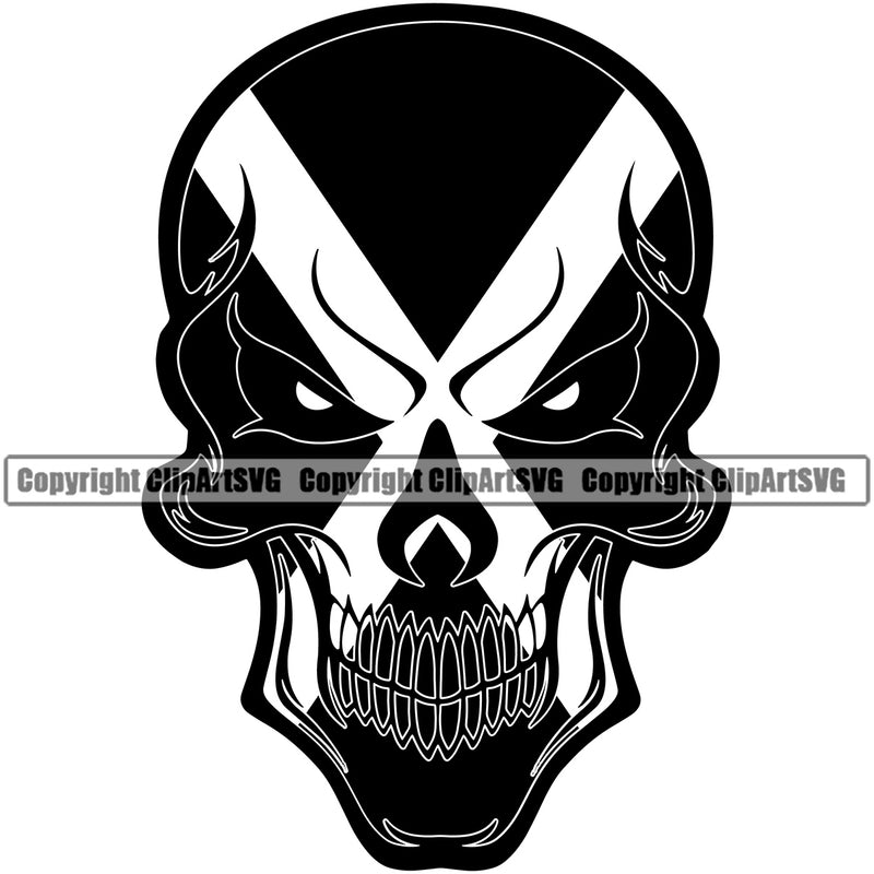 Country Map Nation National Jamaica Skull Skeleton Red Eyes Design Element Jamaican Rasta Reggae Rastafari Caribbean Island Emblem Badge Symbol Black Head Global Official Sign Logo Clipart SVG