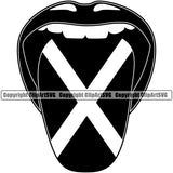 Country Map Nation National Jamaica Tongue Design Element Open Mouth Emblem Badge Symbol Jamaican Rasta Reggae Rastafari Caribbean Island Global Official Sign Logo Clipart SVG