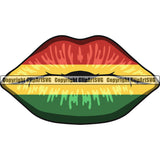 Country Map Nation National Lips Reggae Flag Color Design Element Emblem Badge Symbol Jamaica Jamaican Rasta Reggae Rastafari Caribbean Island Global Official Sign Logo Clipart SVG