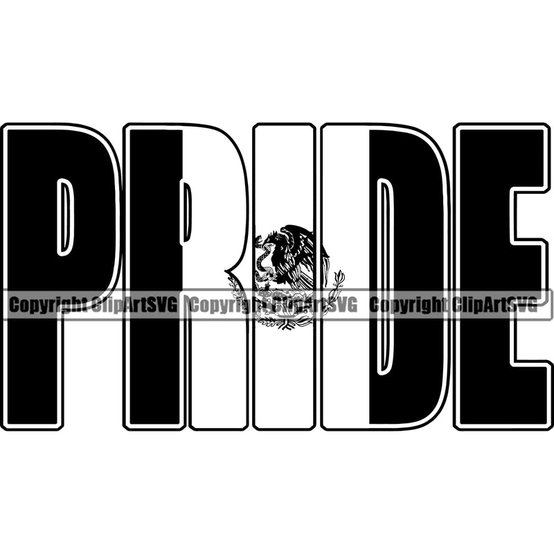 Country Map Nation National Mexico Name Pride Quote Design Element Emblem Badge Flag Latin Latino Latina Spanish Caribbean Island Icon Global Official Sign Logo Clipart SVG