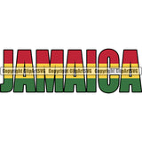 Country Map Nation National Jamaica Reggae Color Letter Design Element Quote Jamaican Rasta Reggae Rastafari Caribbean Island Emblem Badge Symbol Icon Global Official Sign Logo Clipart SVG
