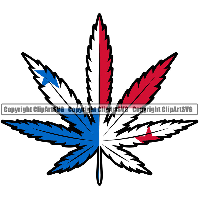 Country Map Nation National Panama Marijuana Leaf Color Design Flag Panamanian Emblem Badge Symbol Icon Global Official Sign Logo Clipart SVG