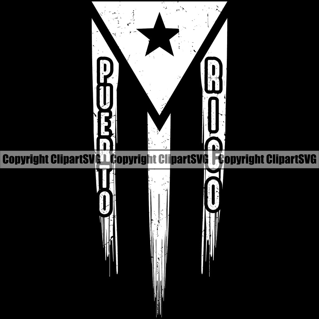 Puerto Rico Flag Svg Puerto Rican Flag Shirt Distressed Flag