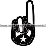 Country Map Nation National Puerto Rico Finger Number One Country Finger Emblem Badge Symbol Icon Global Rican Flag Latin Latino Latina Spanish Caribbean Island Sign Design Logo Clipart SVG
