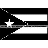 Country Map Nation National Flag Puerto Rico Flag Square Design Element Emblem Symbol Icon Global Official Sign Design Logo Clipart SVG