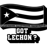 Country Map Nation National Puerto Rico Got Lechon Flag Design Element Emblem Badge Symbol Icon Global Official Sign Design Logo Clipart SVG