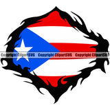 Country Map Nation National Puerto Rico Pull Shirt Hole Design Element Emblem Badge Rican Symbol Latin Latino Latina Spanish Caribbean Icon Global Sign Logo Clipart SVG