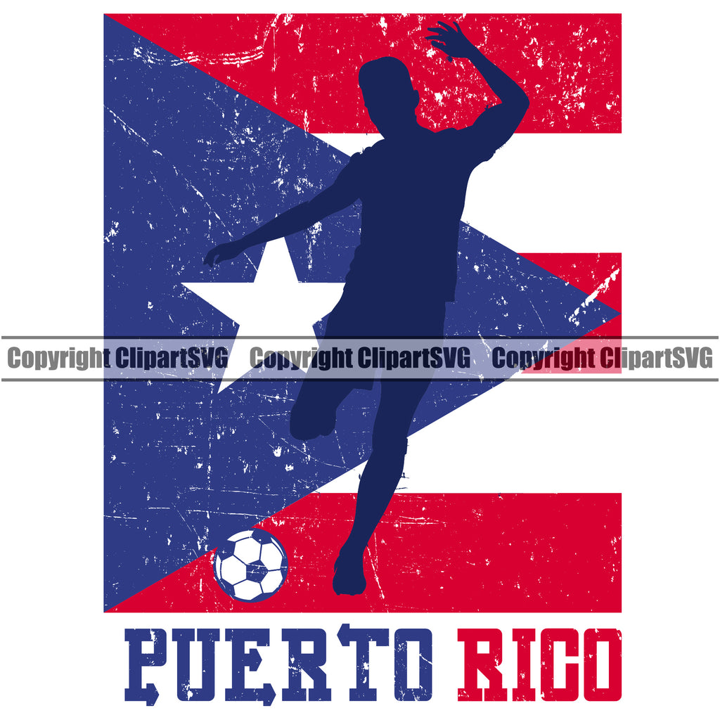 Country Map Nation National Puerto Rico Logo Flag Emblem Badge Color Design Element Rican Symbol Latin Latino Latina Spanish Caribbean Island Icon Global Official Sign Logo Clipart SVG