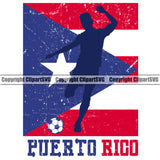 Country Map Nation National Puerto Rico Logo Flag Emblem Badge Color Design Element Rican Symbol Latin Latino Latina Spanish Caribbean Island Icon Global Official Sign Logo Clipart SVG