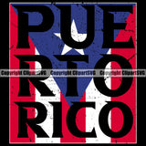 Country Map Nation National Puerto Logo Quote Design Element Rico Flag Emblem Badge Rican Symbol Latin Latino Color Spanish Caribbean Island Icon Global Official Sign Logo Clipart SVG
