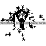 Country Map Nation National Puerto Rico Color Drip Design Element Flag Emblem Badge Rican Symbol Latin Latino Latina Spanish Island Icon Global Official Sign Logo Clipart SVG