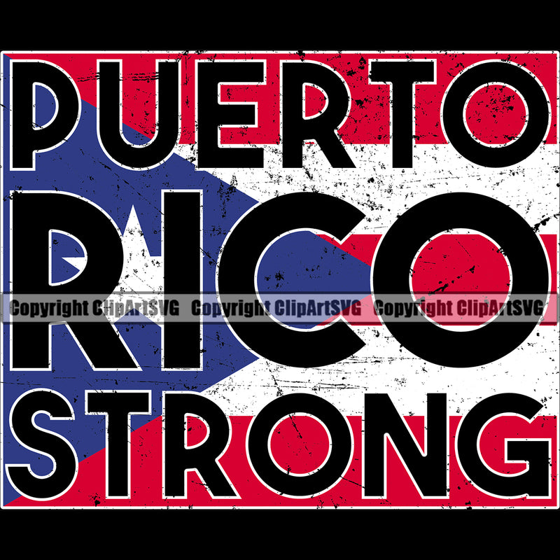 Country Map Nation National Puerto Rico Color Quote Text Design Element Flag Emblem Badge Rican Symbol Latin Latino Latina Spanish Sign Logo Caribbean Island Global Official Clipart SVG