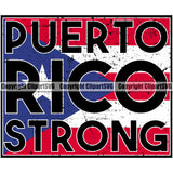Country Map Nation National Puerto Color Design Element Quote Text Flag Rico Flag Emblem Badge Rican Symbol Latin Island Icon Global Official Sign Logo Latino Latina Spanish Caribbean Clipart SVG