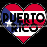 Country Map Nation National Puerto Rico Quote Black Color Heart Text Design Element Flag Emblem Badge Rican Symbol Latino Latina Spanish Island Icon Global Official Sign Logo Clipart SVG