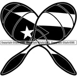 Country Map Nation National Puerto Rico Maracas Crossed Design Element Flag Emblem Badge Rican Symbol Latin Latino Latina Spanish Island Icon Global Sign Logo Clipart SVG