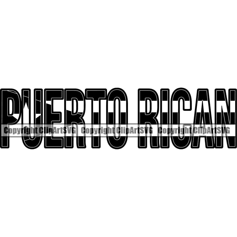 Country Map Nation National Puerto Rican Name Person Quote Text Design Element Rico Flag Emblem Badge Rican Symbol Latin Latino Spanish Caribbean Island Global Official Sign Logo Clipart SVG