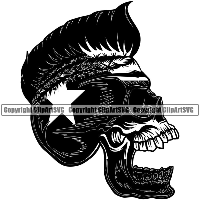 Country Map Nation National Puerto Skull Mohawk Wide Skeleton Black Color Design Element Rico Flag Emblem Badge Rican Symbol Latin Latino Latina Caribbean Island Icon Global Official Sign Logo Clipart SVG