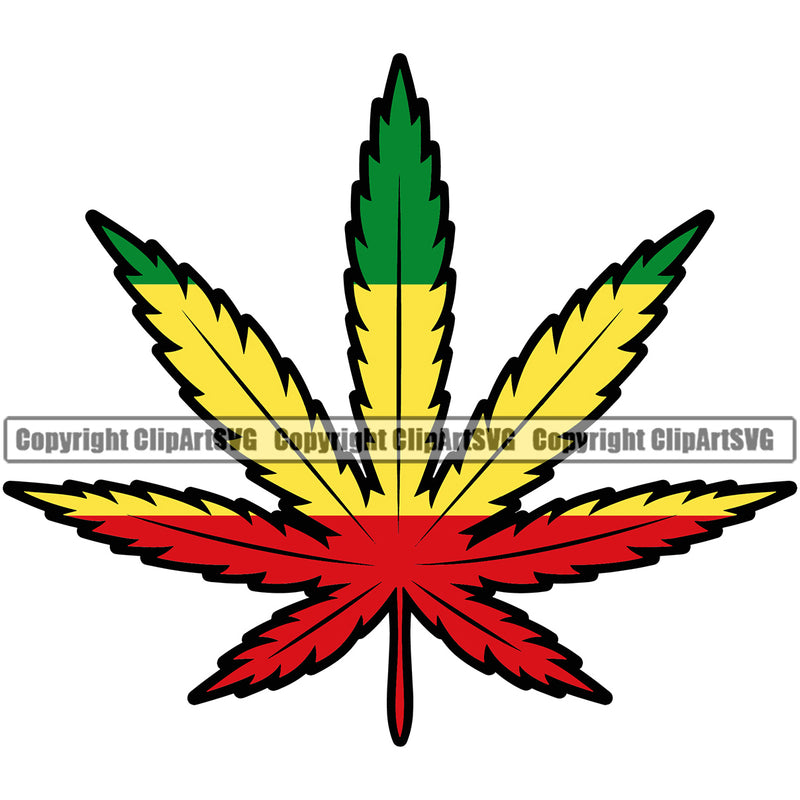Country Map Nation National Reggae Marijuana Leaf Color Design Element Emblem Badge Symbol Jamaican Rasta Reggae Rastafari Caribbean Island Official Sign Logo Clipart SVG