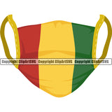 Country Map Nation National Reggae Mask Color Design Element Emblem Badge Symbol Icon Global Jamaica Jamaican Rasta Reggae Rastafari Caribbean Sign Logo Clipart SVG