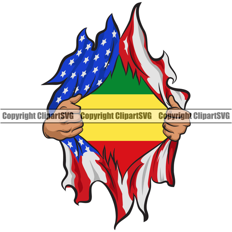 Country Map Nation National Reggae Rip Shirt Open Design Element Color USA Flag United State Emblem Badge Symbol Icon Global Jamaican Rasta Rastafari Caribbean Island Official Sign Logo Clipart SVG