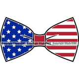 Country Map Nation National Emblem United States Bowtie Color Design Element Flag American USA US America Badge Symbol Icon Global Official Sign Design Logo Clipart SVG