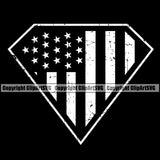 Country Map Nation National Emblem United States Flag Diamond Black Color Design Element American USA US America Badge Symbol Icon Global Official Sign Logo Clipart SVG
