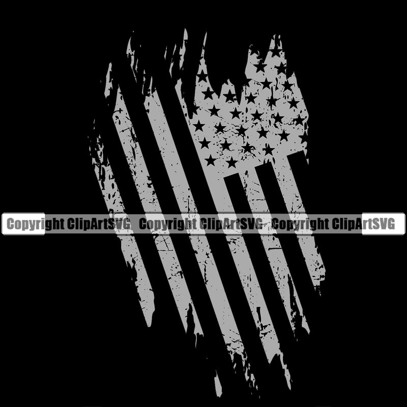Country Map Nation National Emblem United States Flag Distended Black Color Design Element American USA US America Badge Symbol Icon Global Official Sign Design Logo Clipart SVG