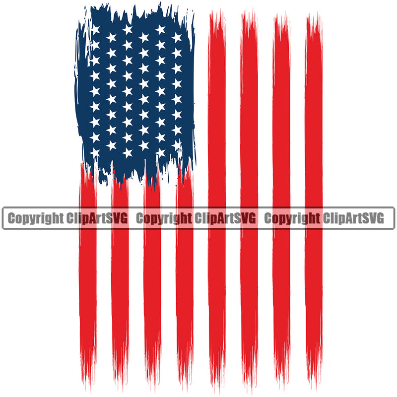 Country Map Nation National Emblem United States Flag Distressed Red Color White Design Element American USA US America Badge Symbol Icon Global Official Sign Design Logo Clipart SVG