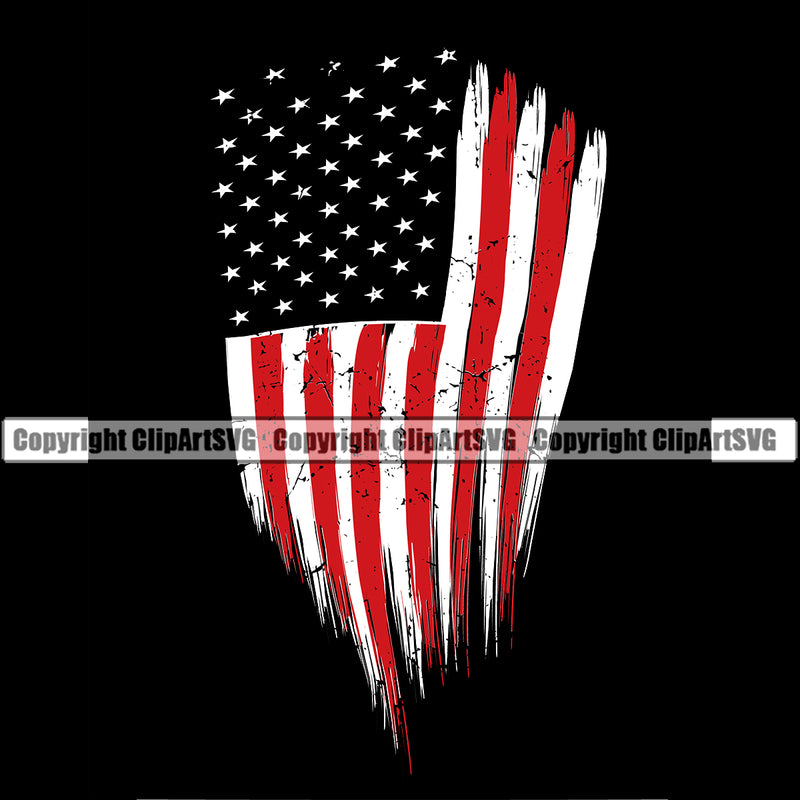 Country Map Nation National Emblem United States Flag Distressed Black Color Red Design Element American USA US America Badge Symbol Icon Global Official Sign Design Logo Clipart SVG