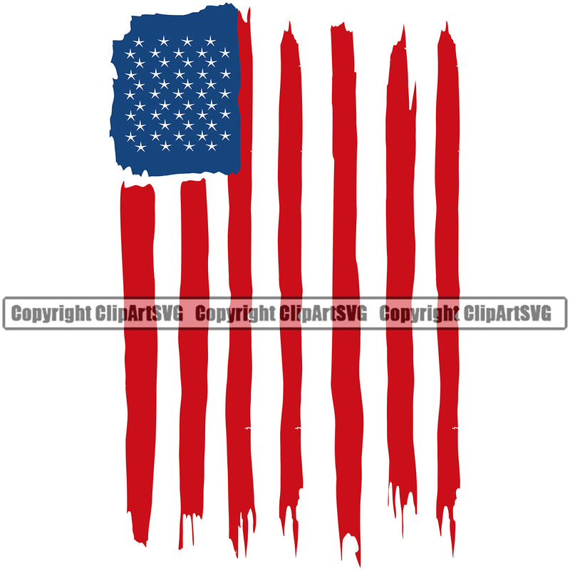 Country Map Nation National Emblem United States Flag American Distressed Red Color Design Element USA US America Badge Icon Global Official Sign Design Logo Clipart SVG