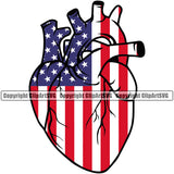 Country Map Nation National Emblem United States Heart Reals Color Design Element Flag American USA US America Badge Symbol Icon Global Official Sign Design Logo Clipart SVG