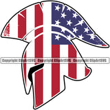 Country Map Nation National Emblem United States Flag Spartan Color Helmet Design Element American USA US America Badge Symbol Icon Global Official Sign Design Logo Clipart SVG