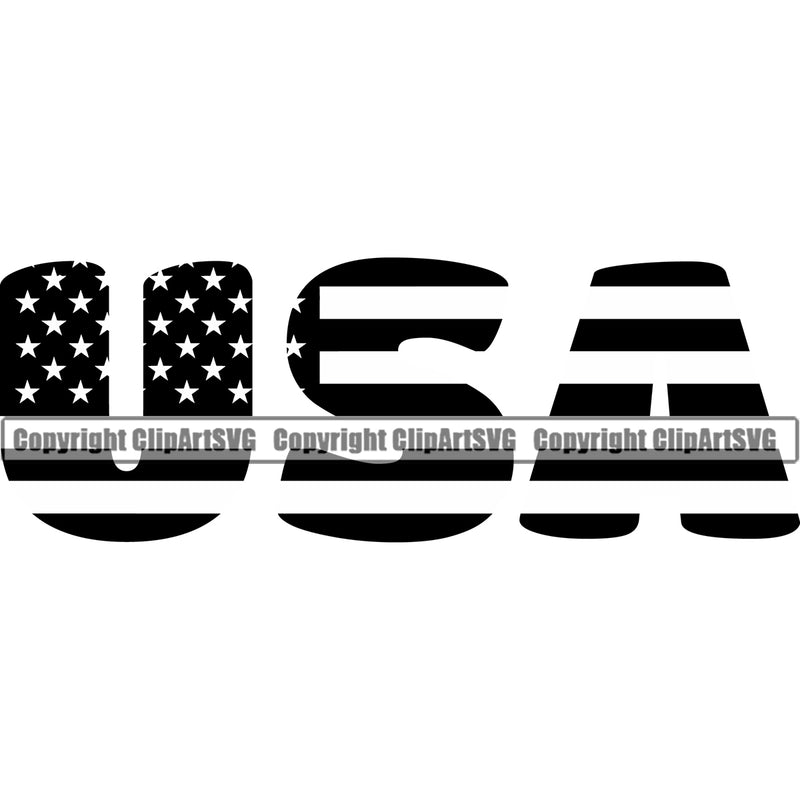 Country Map Nation National Emblem United States Flag American USA Text Horizontal Quote Design Element US America Badge Symbol Icon Global Official Sign Design Logo Clipart SVG