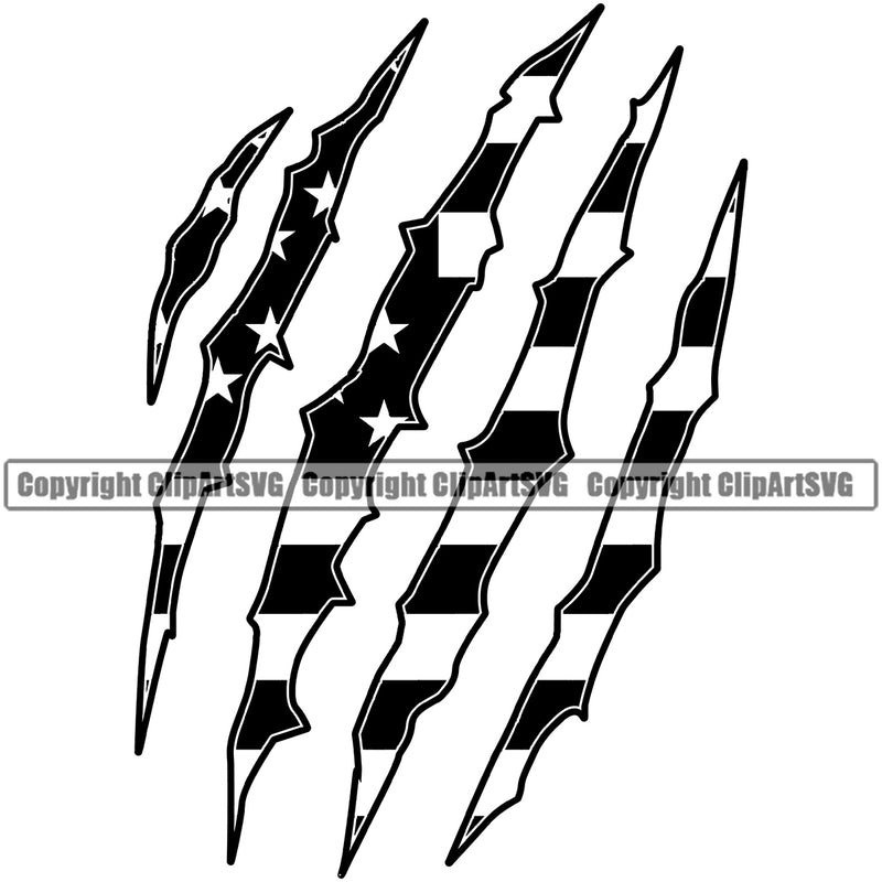Country Map Nation National Emblem Scratched Black Color Design Element United States Flag American USA US America Official Sign Design Badge Symbol Icon Global Logo Clipart SVG