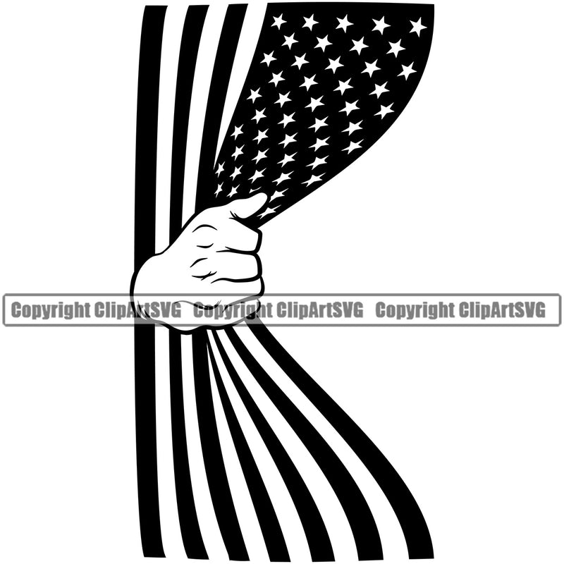 Country Map Nation National Emblem United States Flag Pull Side Design Element American USA US America Badge Icon Global Official Sign Design Logo Clipart SVG