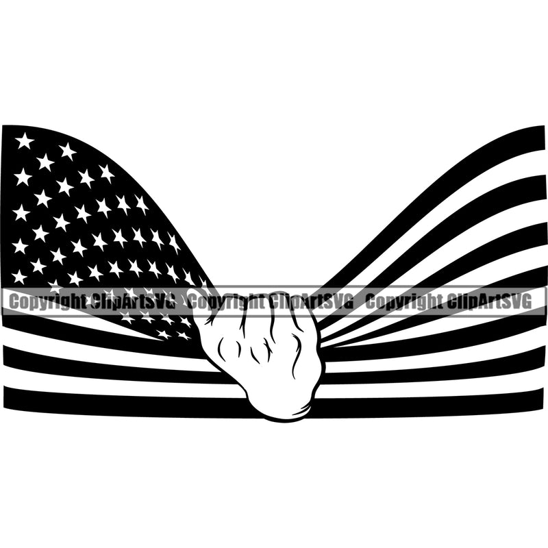 Country Map Nation National Emblem United States Flag Hand Poll Top Design Element American USA US America Badge Symbol Icon Global Official Sign Design Logo Clipart SVG