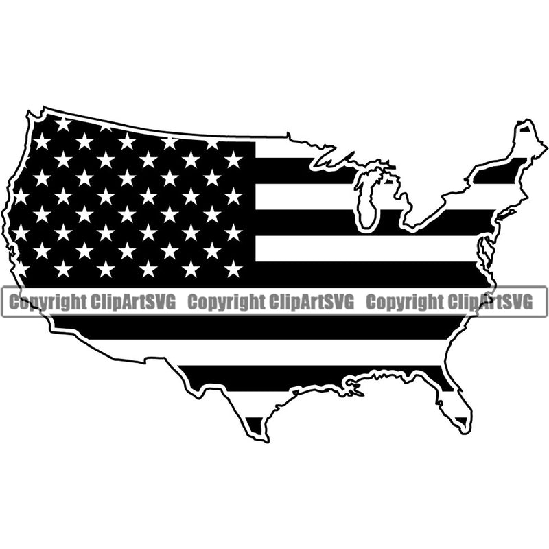 Country Map Nation National Emblem United States Map Flag Design Element American USA US America Badge Symbol Icon Global Official Sign Design Logo Clipart SVG