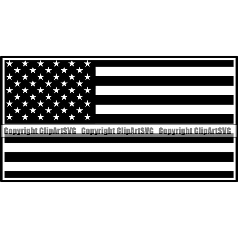 Country Map Nation National Emblem United States Square Black White Design Element Flag American USA US America Badge Symbol Icon Global Official Sign Design Logo Clipart SVG